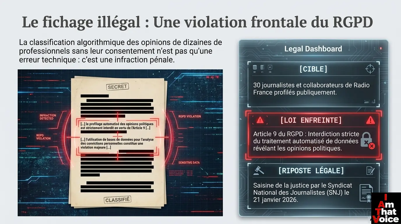 Le fichage illégal : Une violation frontale du RGPD