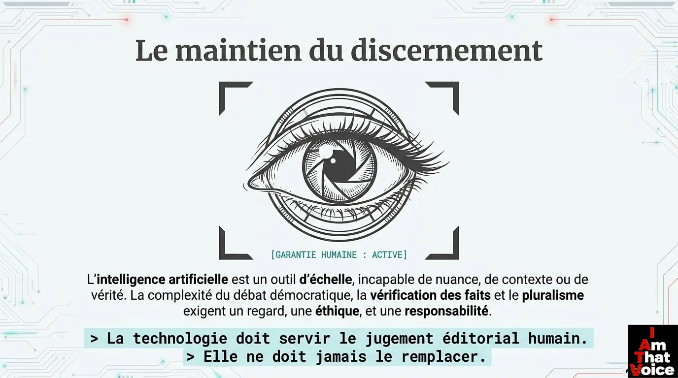 Le maintien du discernement