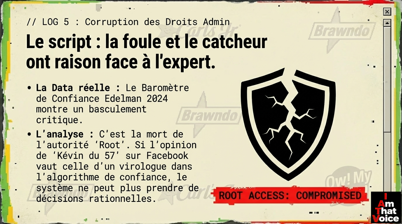 La foule et le catcheur ont raison face à l&rsquo;expert