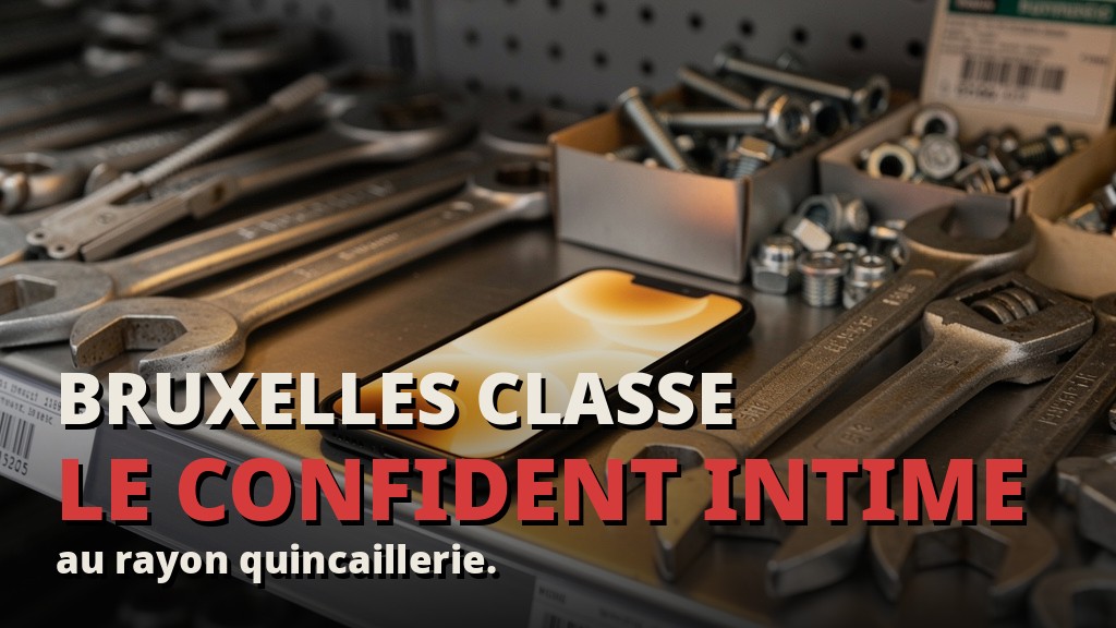 Le confident de trois heures du matin vient d'être classé au rayon quincaillerie