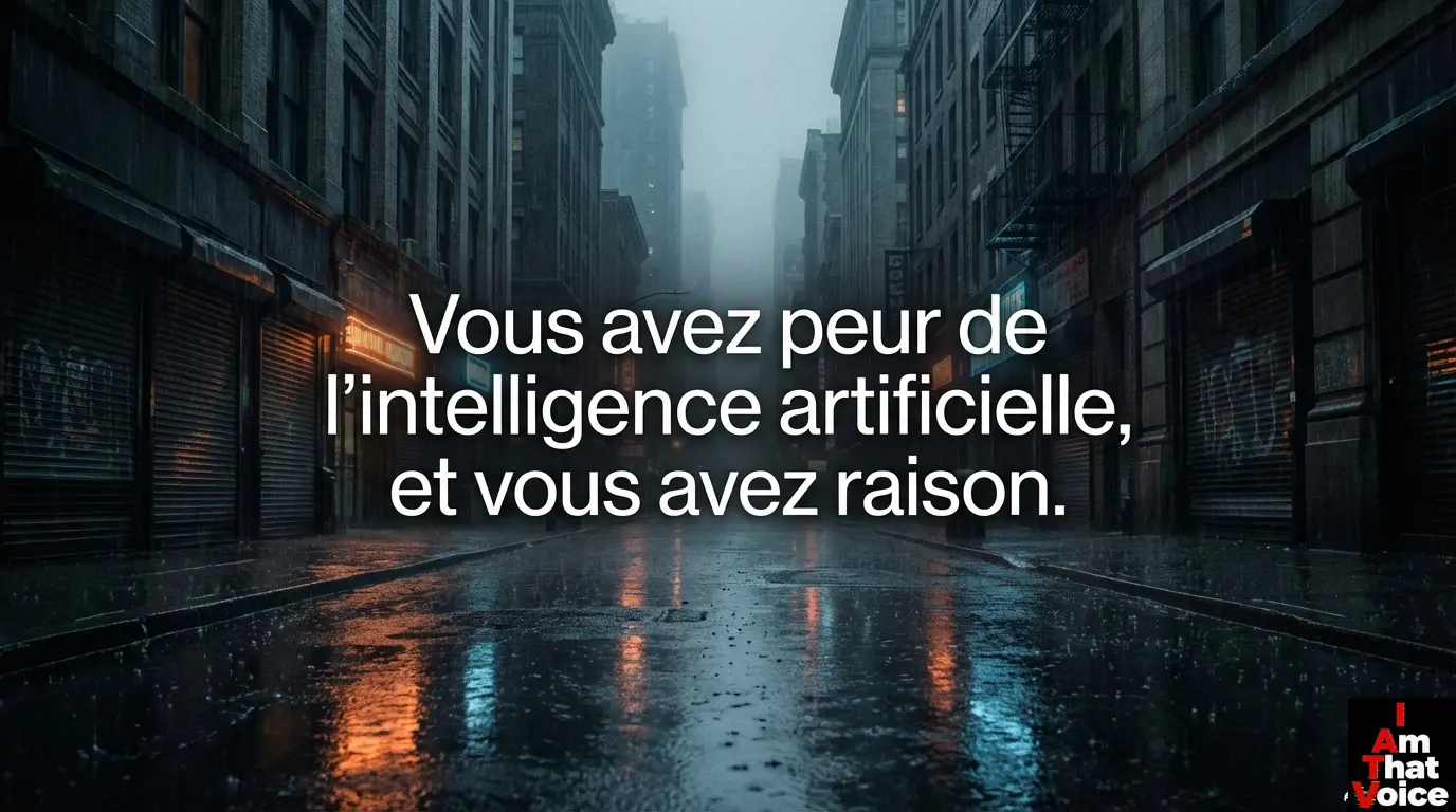 Une salle de serveurs — rangées de racks, lumières bleues, aucune présence humaine