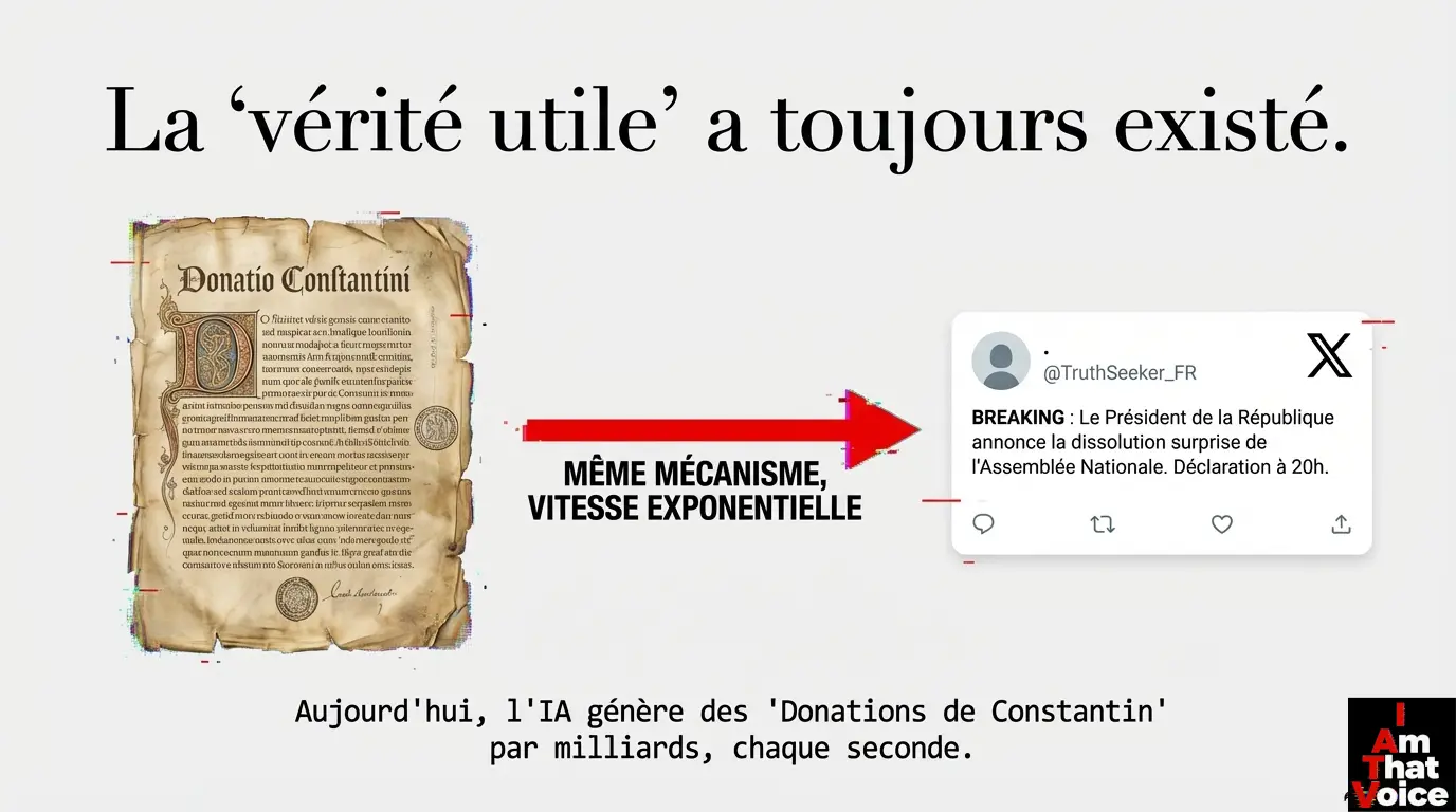 La vérité utile a toujours existé — même mécanisme, vitesse exponentielle