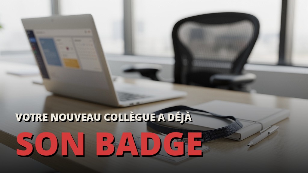 Votre nouveau collègue a un badge, une boîte mail et aucun muscle à perdre