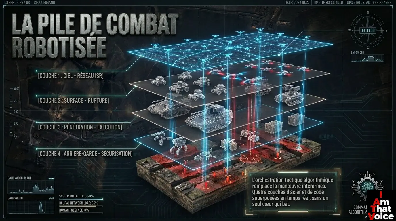 La rupture : robots kamikazes balançant leur charge thermobarique