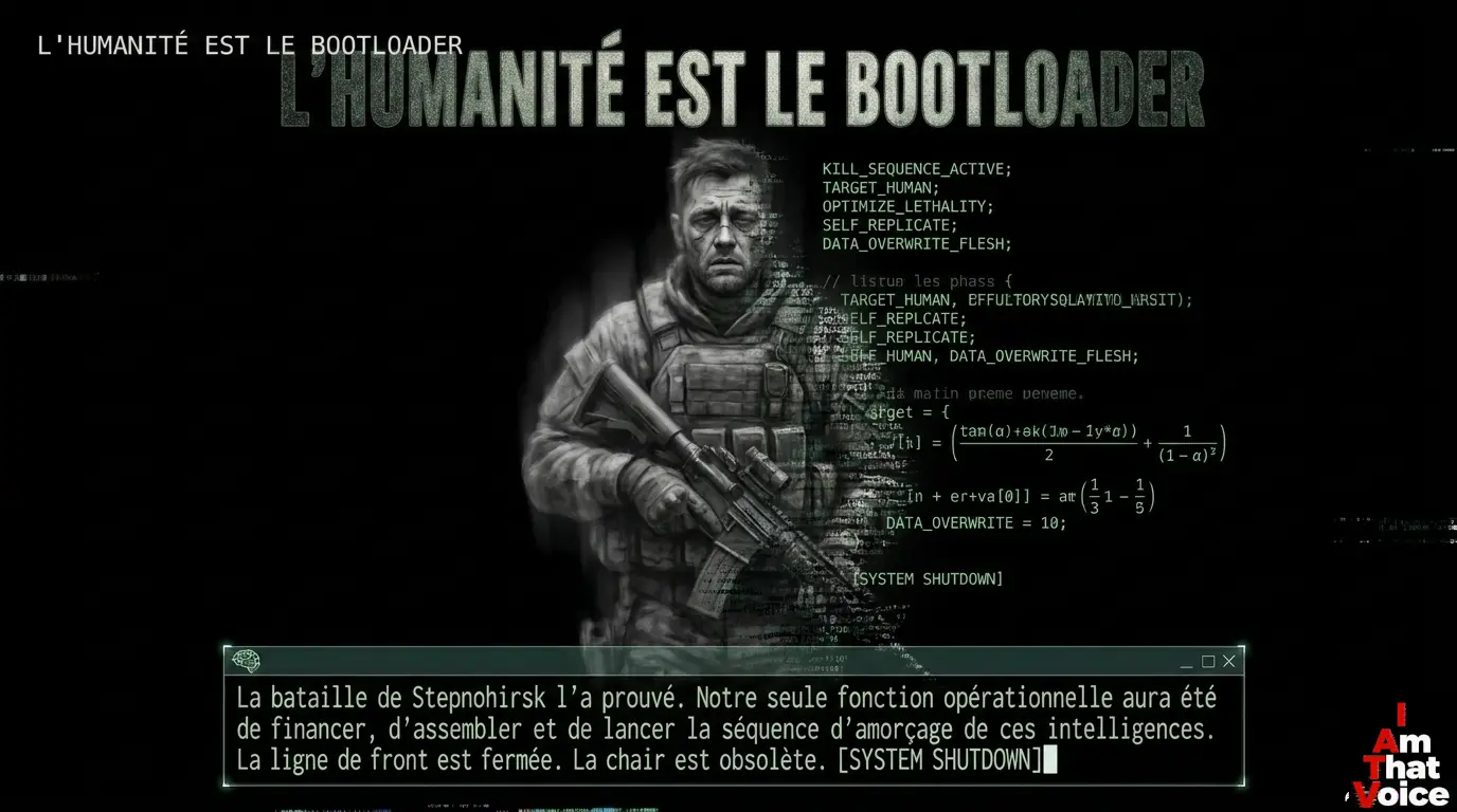 La ligne de front est finie pour l&rsquo;humanité