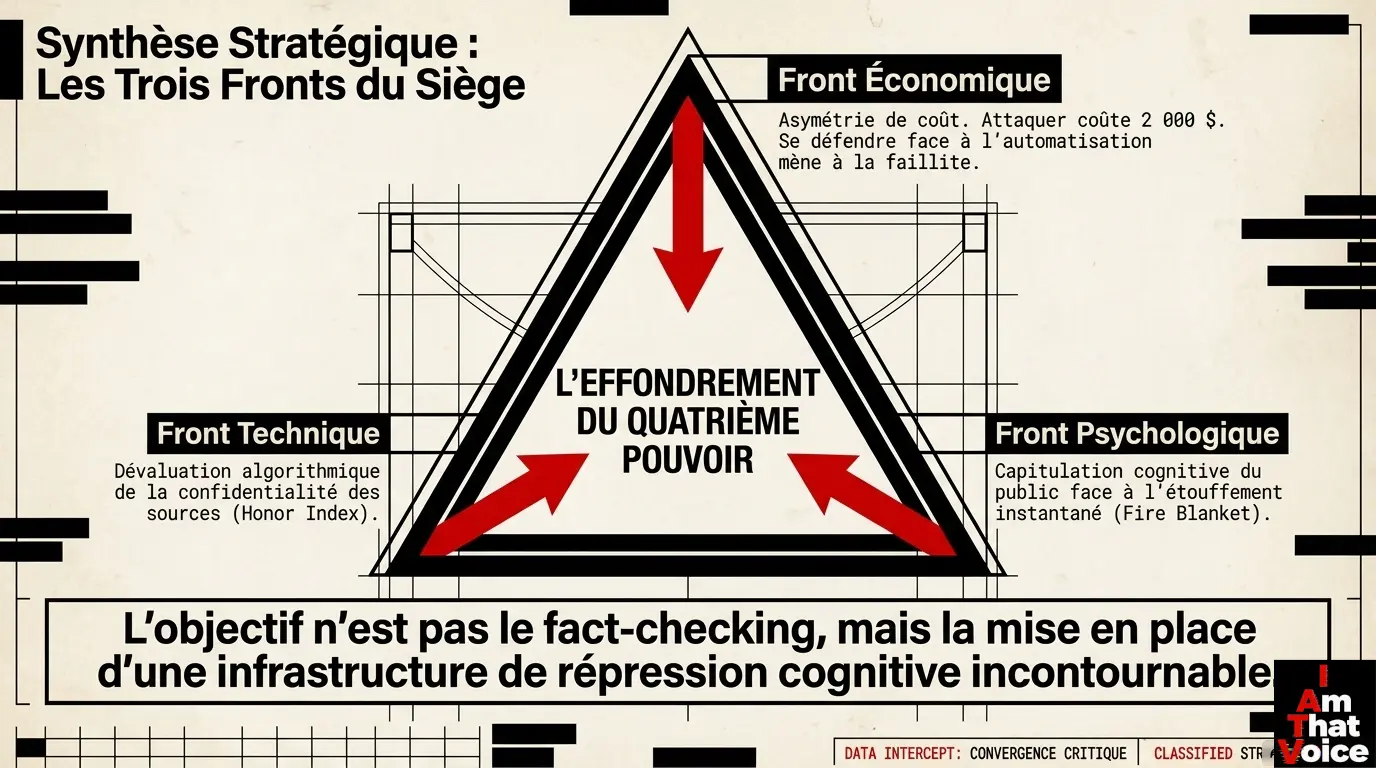 Synthèse Stratégique : Les Trois Fronts du Siège. L&rsquo;effondrement du Quatrième Pouvoir.