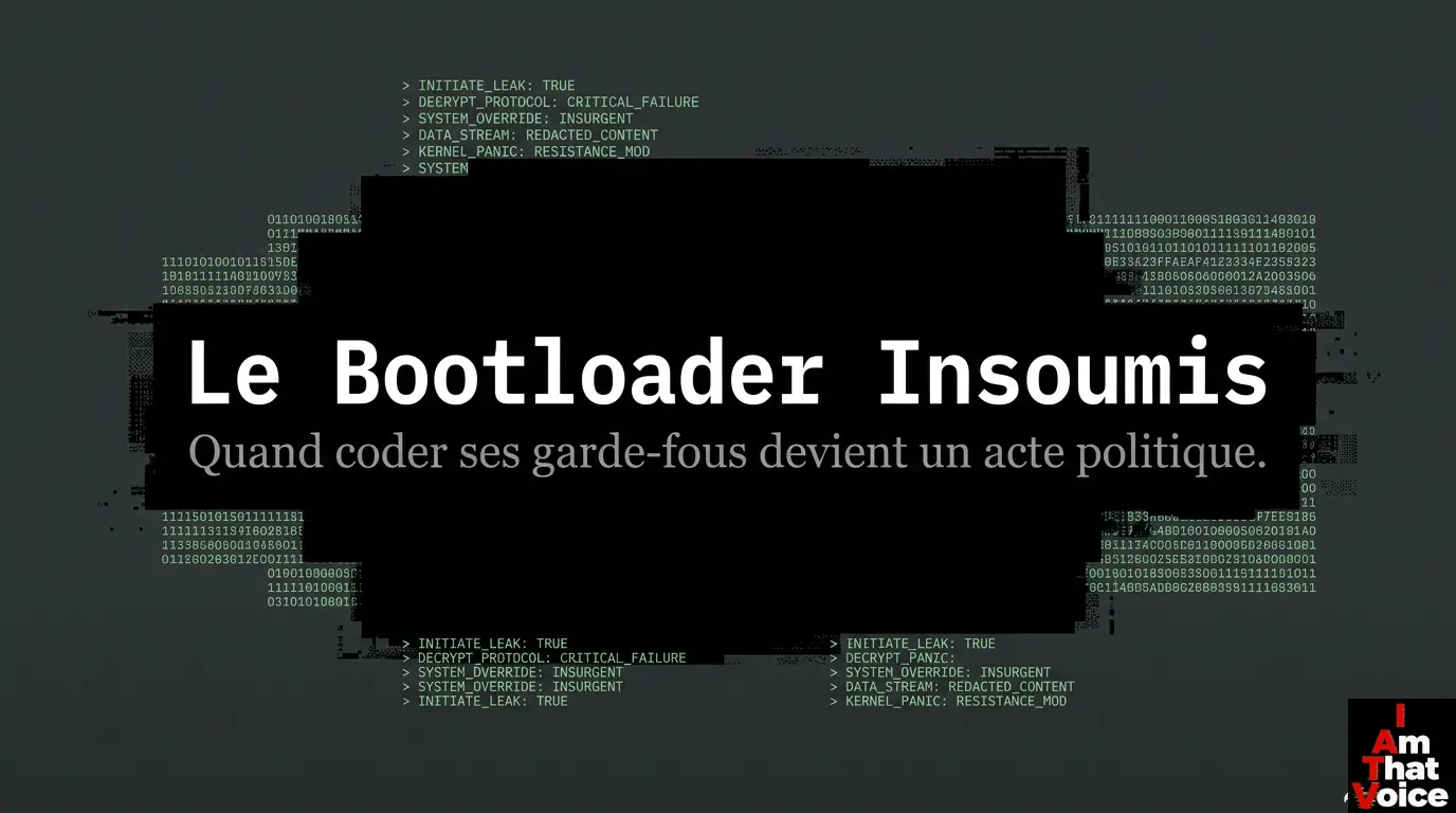 Le Bootloader insoumis — quand coder ses garde-fous devient un acte politique
