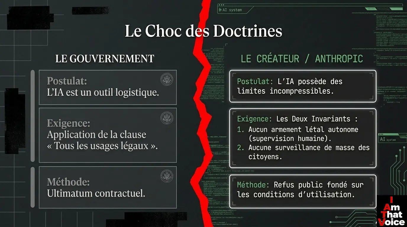 Le Choc des Doctrines - Gouvernement vs Anthropic