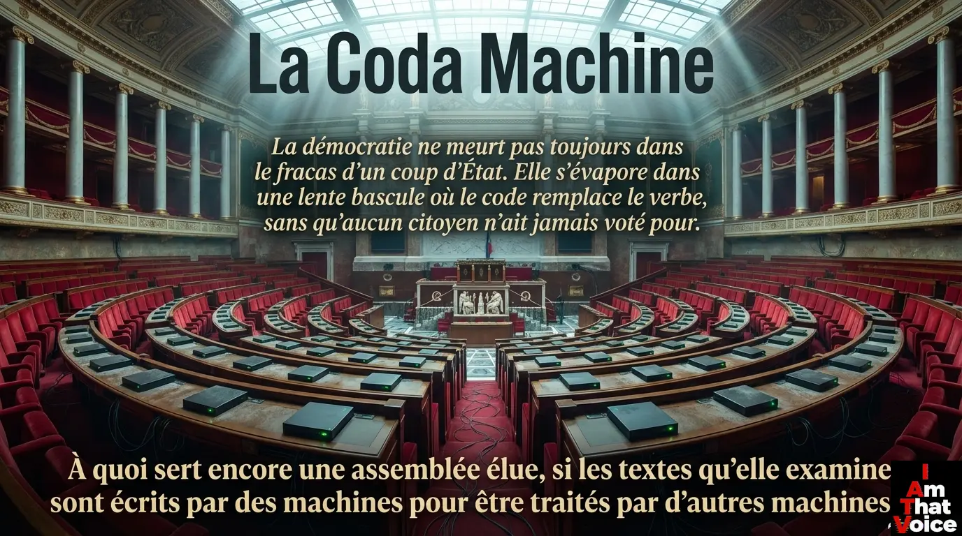 La coda machine : le code prend la place du verbe, sans que personne vote pour