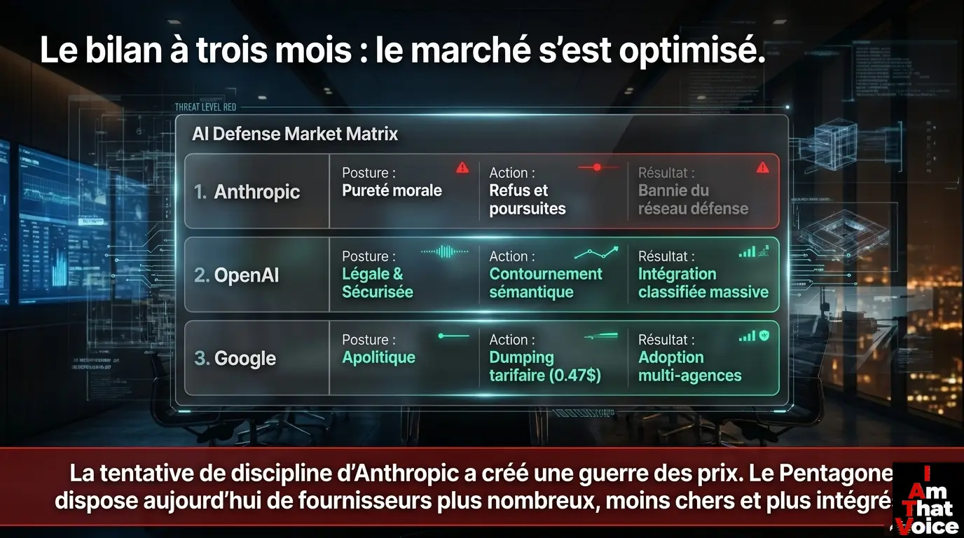 Le bilan à trois mois : le marché s'est optimisé