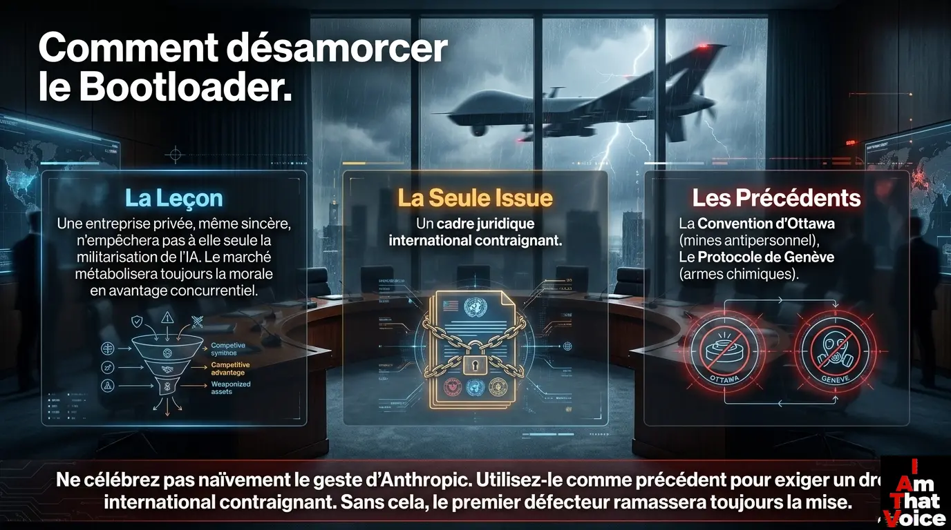 Comment désamorcer le Bootloader - Exiger un droit international contraignant