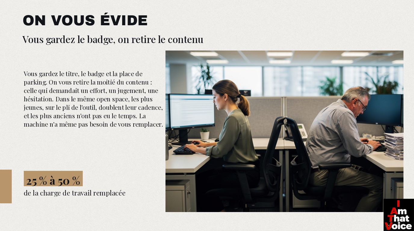 Le chômage n’est pas un accident de l’IA, c’est son bulletin de vote
