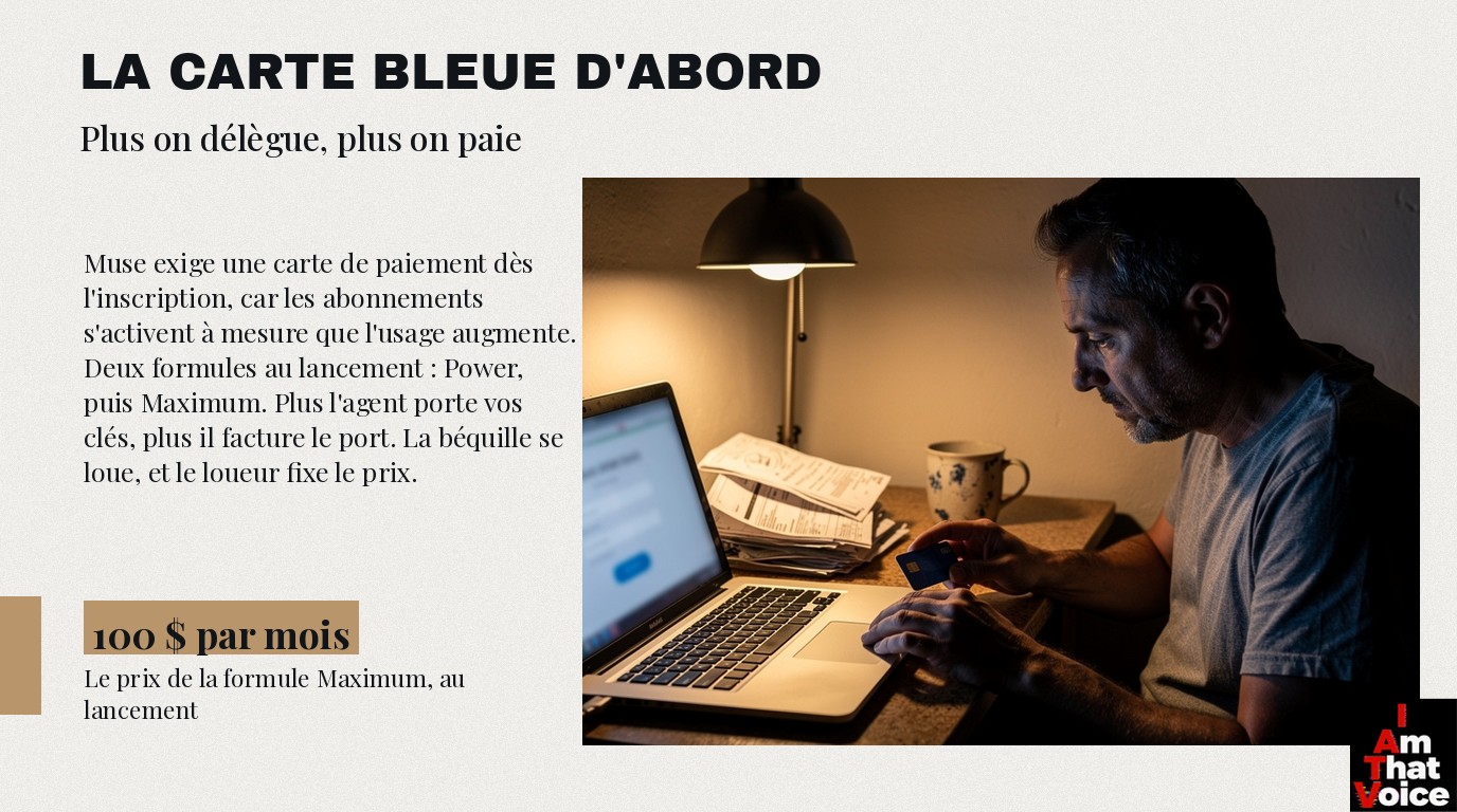 Muse : la clé de la maison, avec un sourire