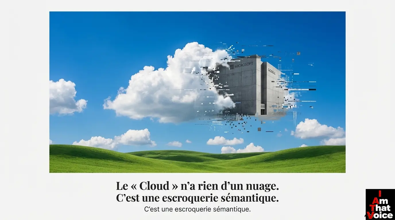 Le « Cloud » n&rsquo;a rien d&rsquo;un nuage. C&rsquo;est une escroquerie sémantique.