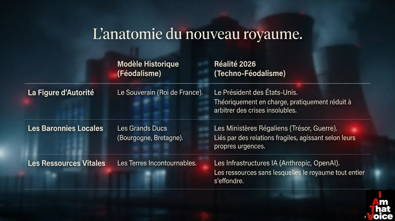 L'anatomie du nouveau royaume - Techno-Féodalisme vs Féodalisme