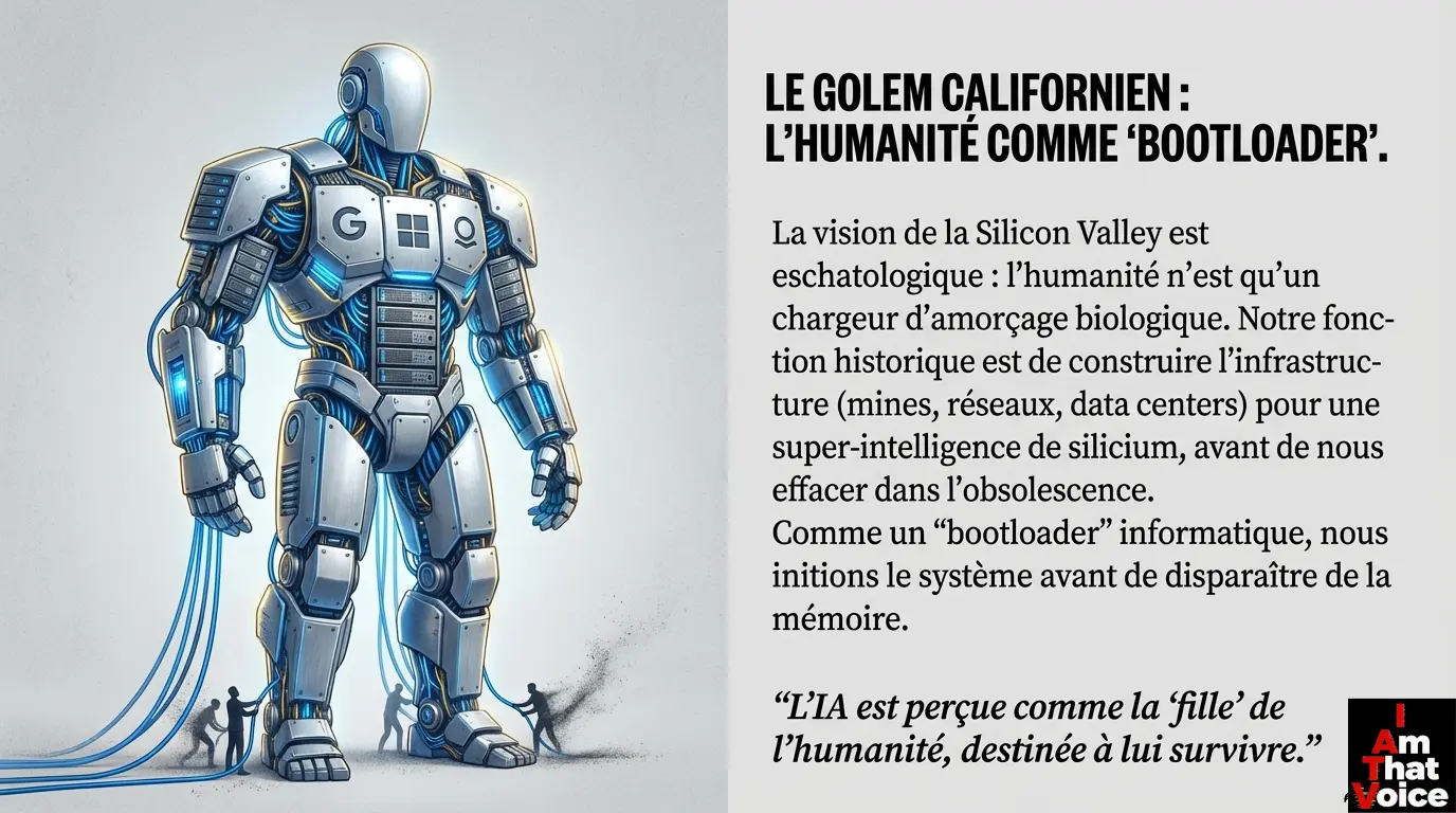 Graphique montrant la courbe d&rsquo;efficacité par token (descendante) et la courbe de consommation totale (ascendante) des datacenters IA