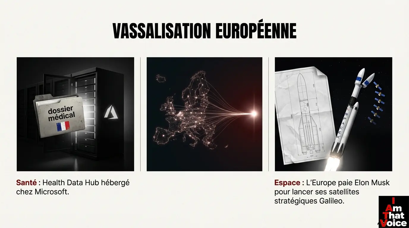 Vassalisation Européenne — Health Data Hub, satellites Galileo