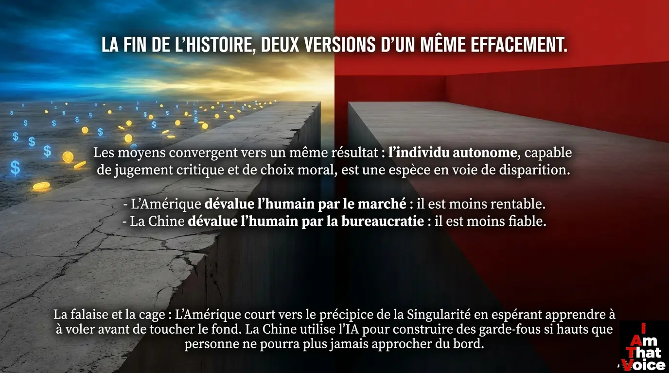 Deux versions d’un même effacement