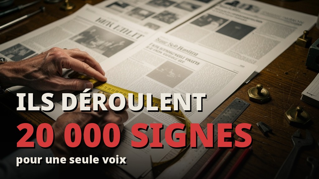 La Une, le mètre ruban et les pages Livres