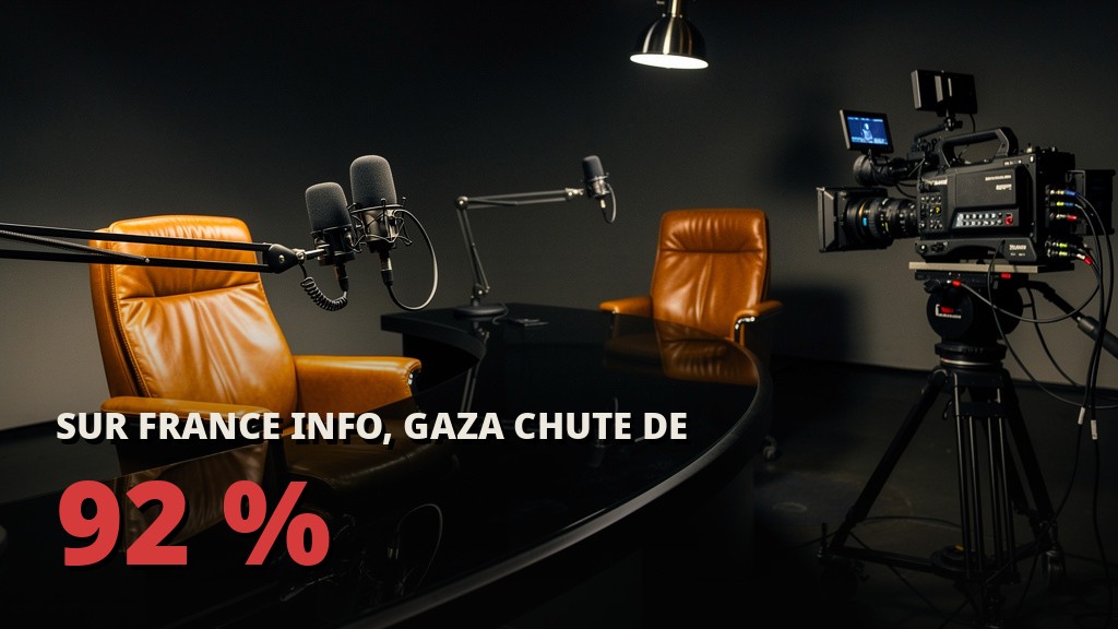 Le micro qui penche : France Info TV et l'art de ne pas parler de Gaza