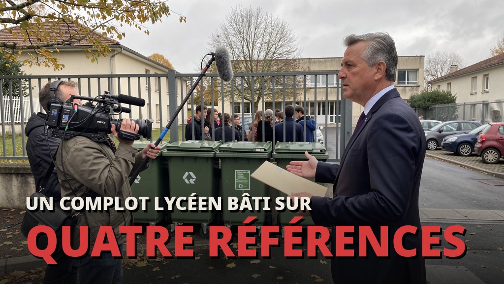 Lycéens en grève : le complot se lit dans une note, l'enquête se fait au sondage